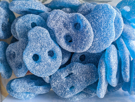 Fizzy Blue Skulls